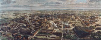 Die Gussstahlfabrik Fried. Krupp in Essen im Jahr 1912. Die Gussstahlfabrik Fried. Krupp in Essen im Jahr 1912.