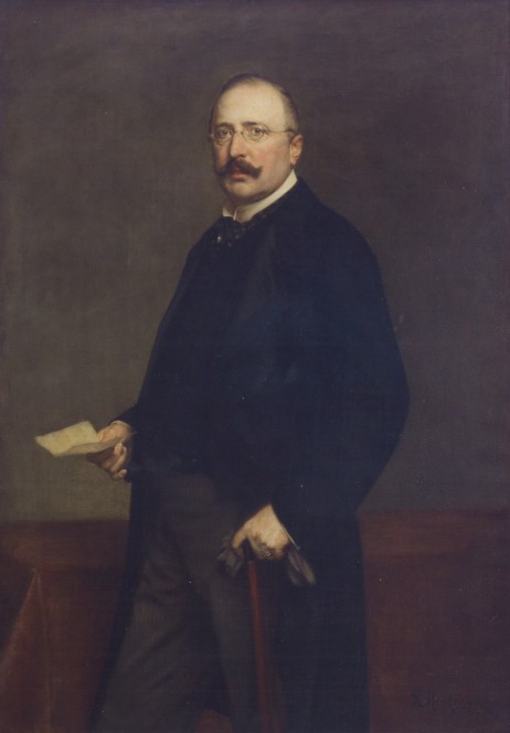 Friedrich Alfred Krupp, Gemälde von Ludwig Noster, 1896 Friedrich Alfred Krupp, Gemälde von Ludwig Noster, 1896