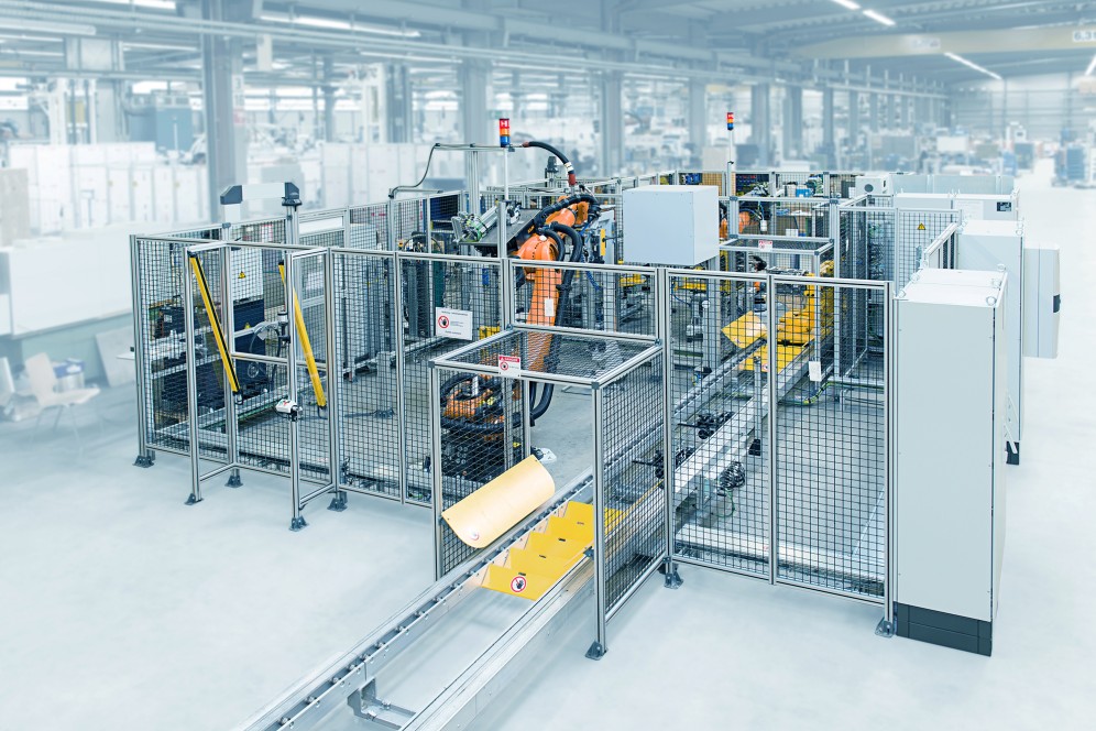 Beispiel einer Motormontagelinie von thyssenkrupp System Engineering Beispiel einer Motormontagelinie von thyssenkrupp System Engineering