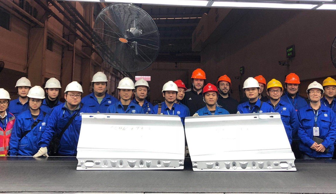 Das 1. Bauteil der Homeline in Liuzhou. Das 1. Bauteil der Homeline in Liuzhou.