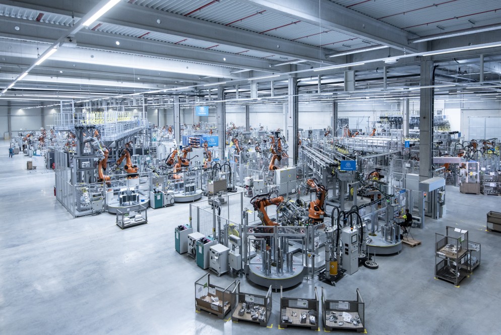 thyssenkrupp Muehlacker production hall thyssenkrupp Muehlacker production hall
