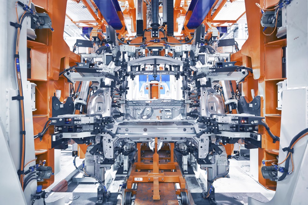 thyssenkrupp Karosserie Fertigungsanlagen für den smart fortwo in Hambach, Daimler thyssenkrupp Karosserie Fertigungsanlagen für den smart fortwo in Hambach, Daimler