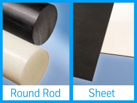 2/" Diameter by 24/" Long Natural Color HDPE Plastic Rod Polyethylene Bar FDA