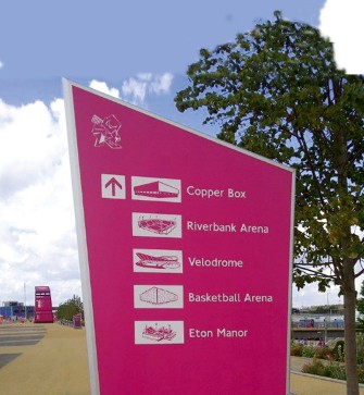 DILITE® UK Wayfinding Signs Olympics DILITE® UK Wayfinding Signs Olympics