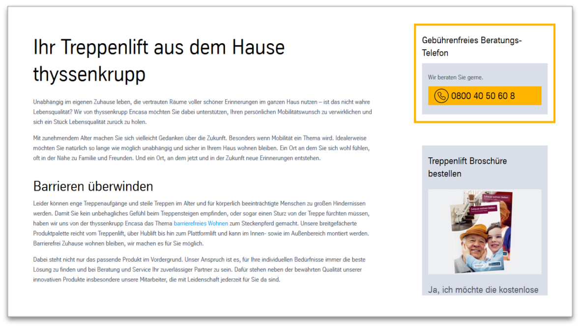 CTA Call-us - Modulansicht CTA Call-us - Modulansicht