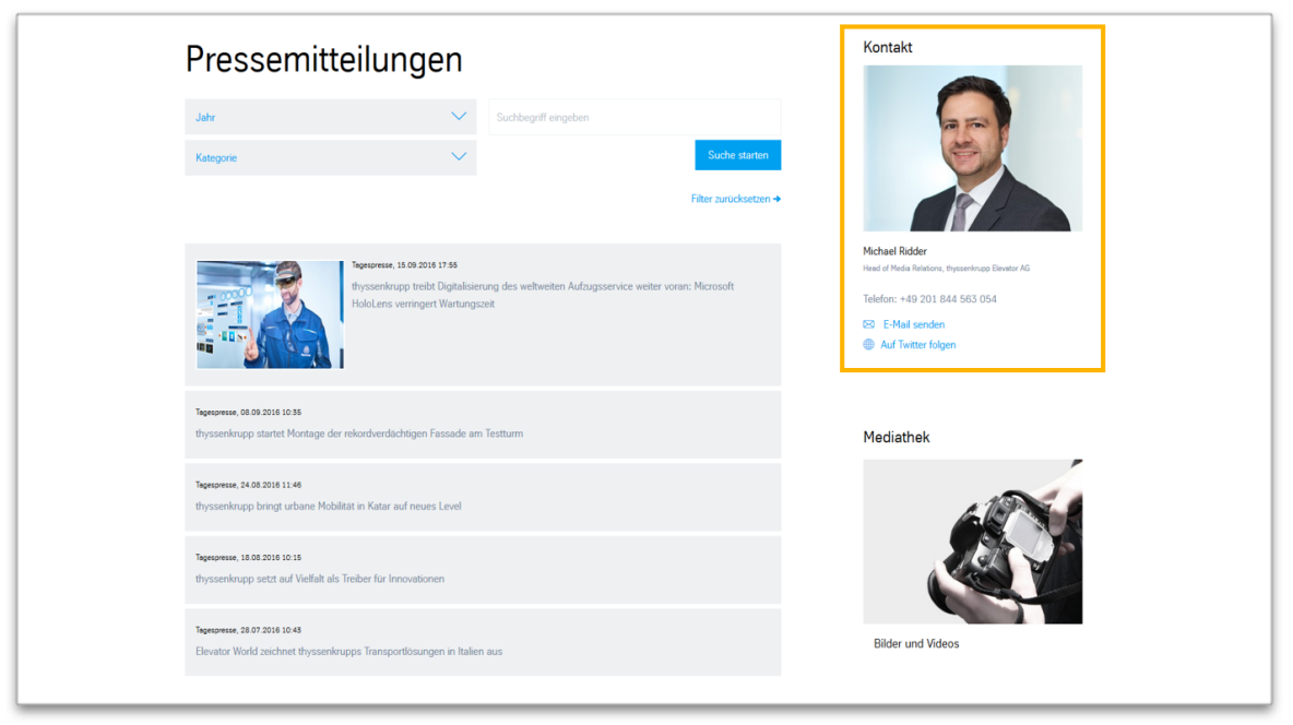 Contact Teaser: Modulansicht Contact Teaser: Modulansicht