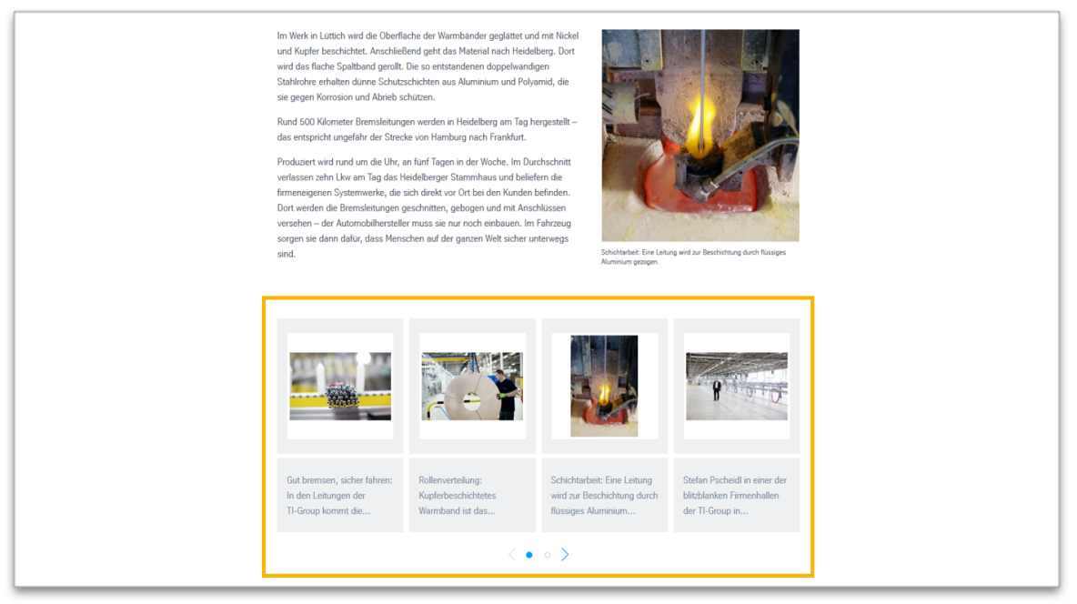 Image Gallery - Modulansicht Image Gallery - Modulansicht
