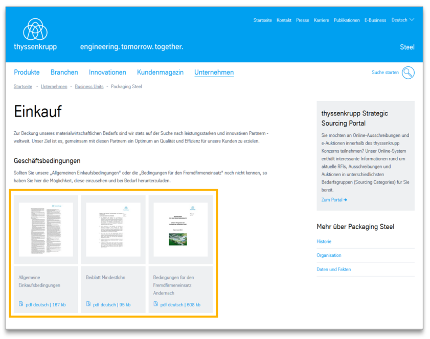 PDF Gallery - Modulansicht PDF Gallery - Modulansicht