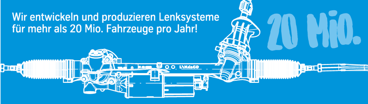 Gefertigte Lenksysteme pro Jahr