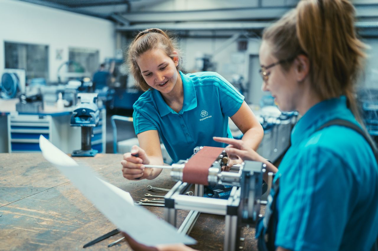 Ausbildung bei thyssenkrupp