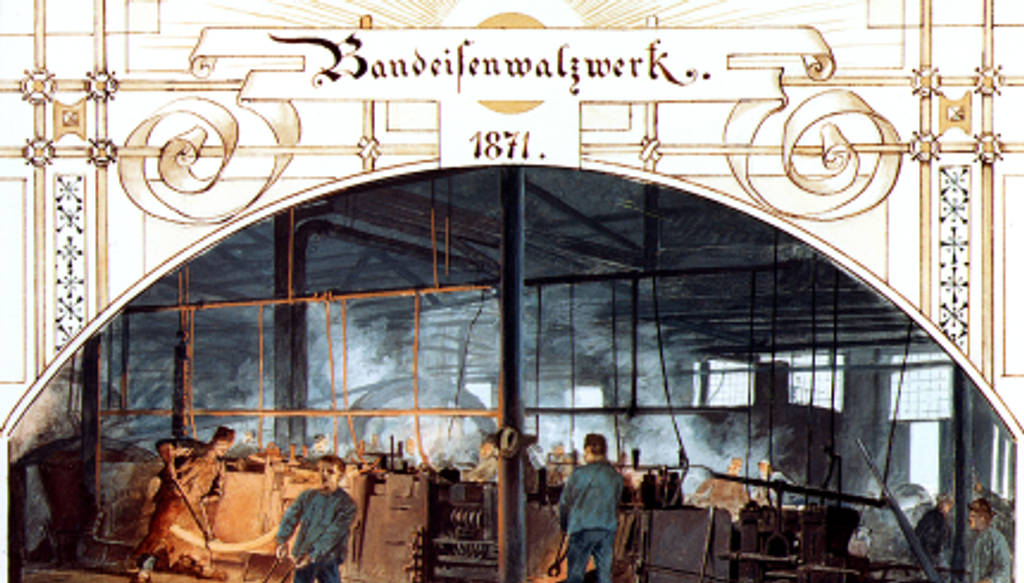 1871: Gründung der Firma Thyssen & Co. in Styrum (Mülheim an der Ruhr) 