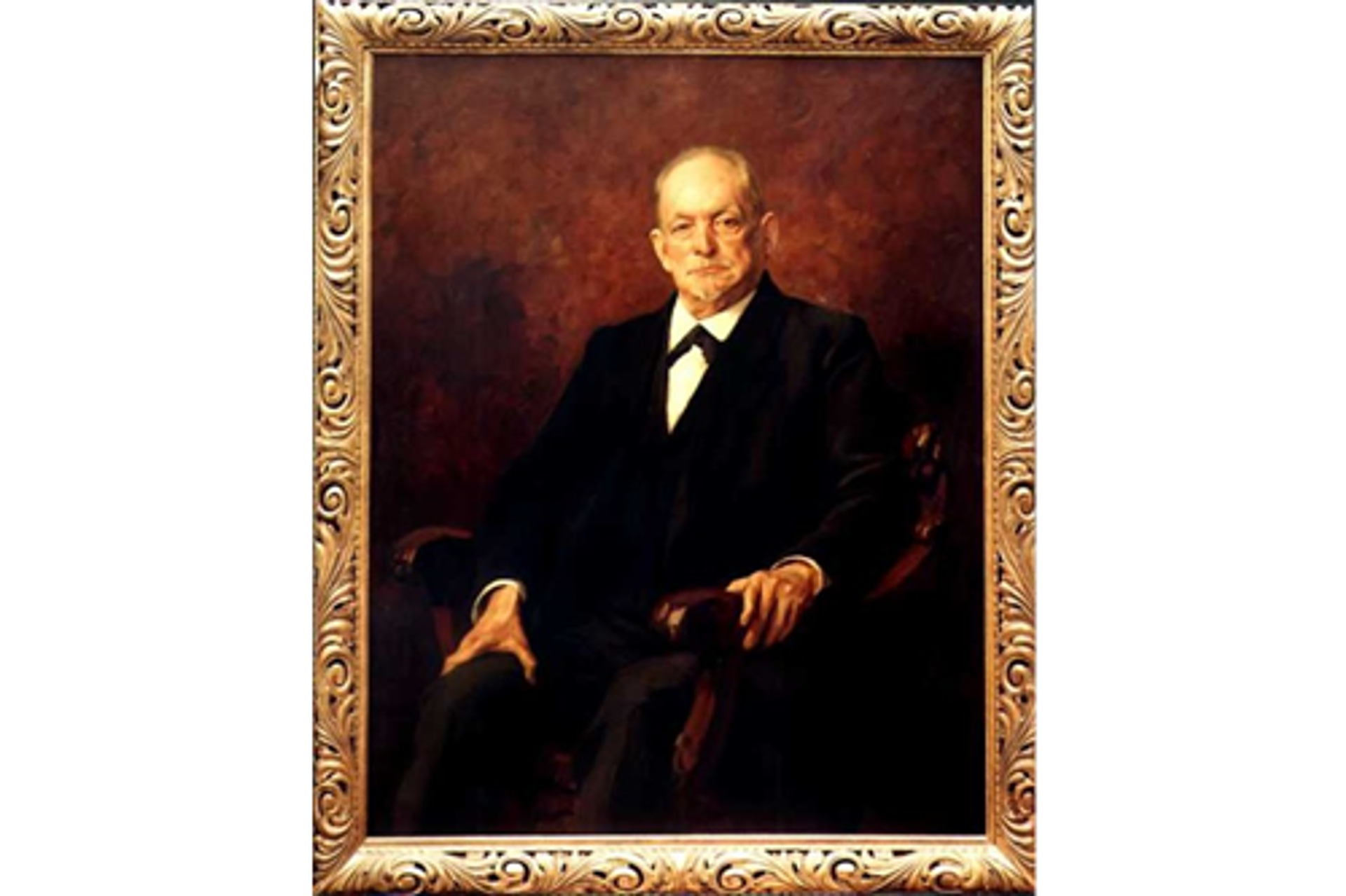 August Thyssen, Gemälde von Franz Josef Klemm, um 1917