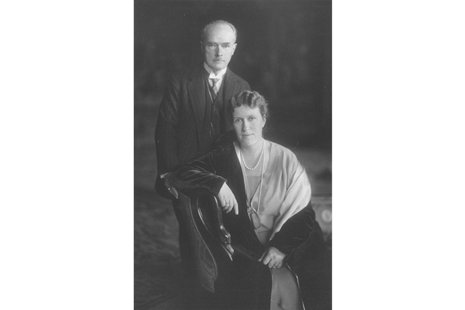 Fotografie von Gustav und Bertha Krupp von Bohlen und Halbach, 1927