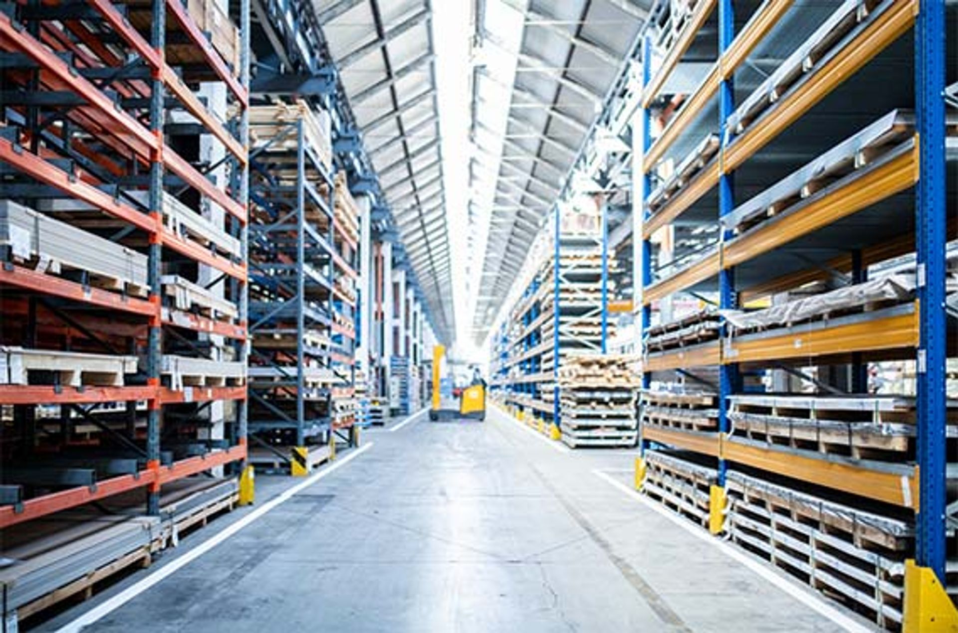 Materiallager von thyssenkrupp Materials Services