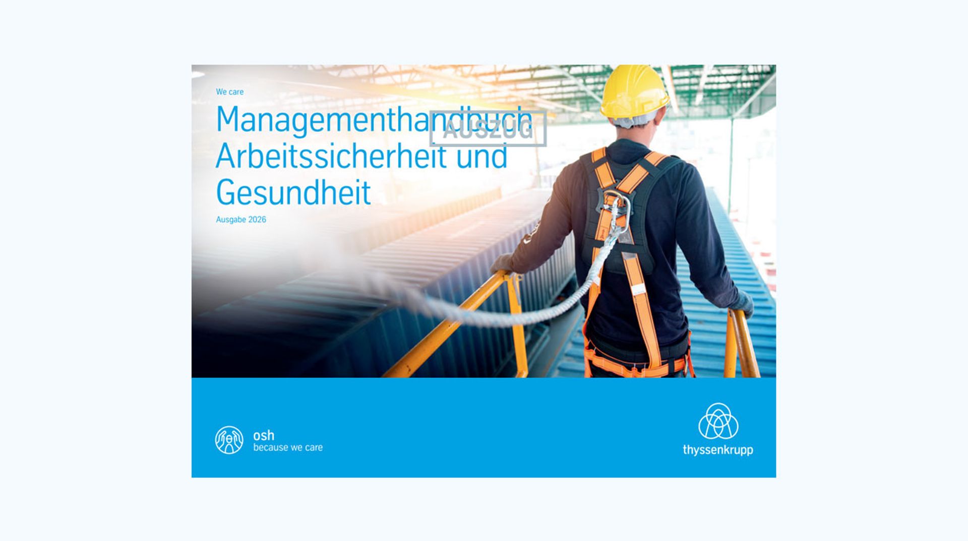 thyssenkrupp OSH Managementhandbuch - Auszug