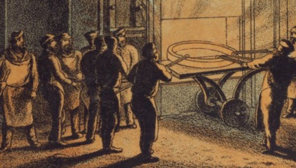 1847: Beginn der Produktion von Eisenbahnmaterial