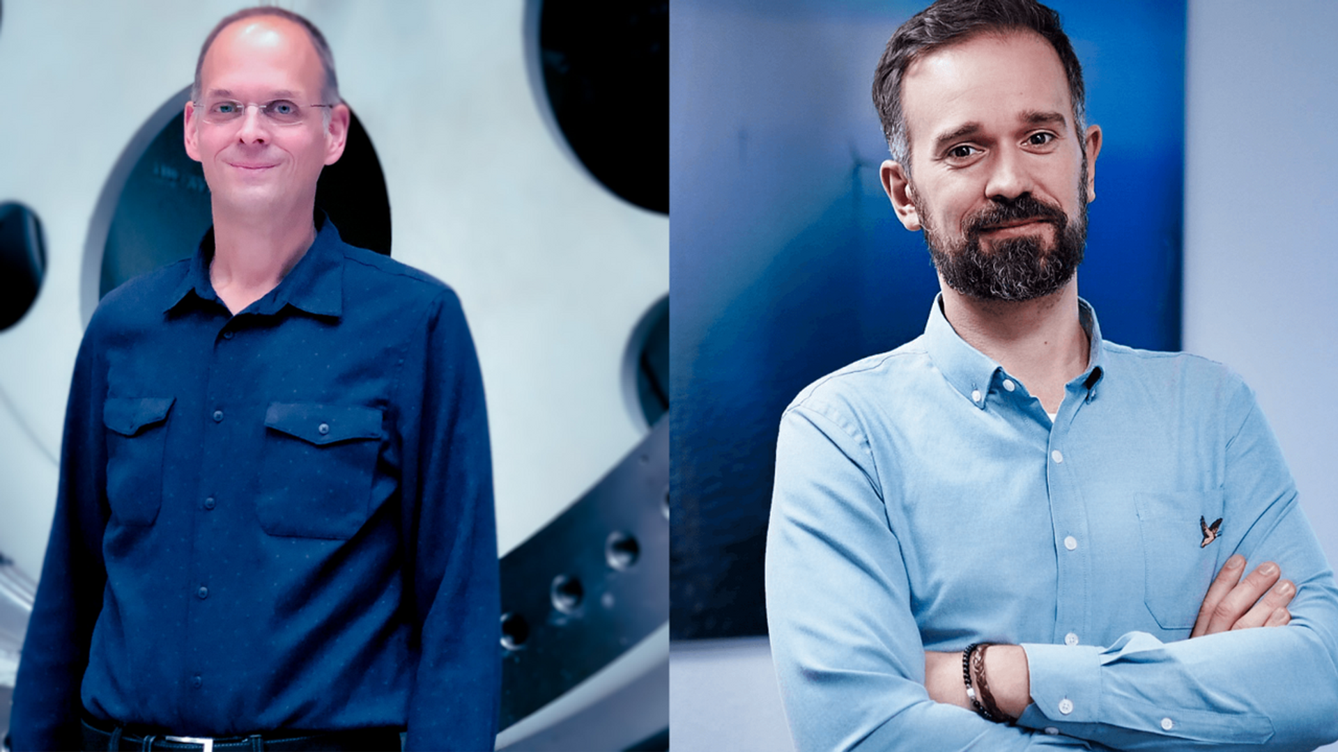 Two project managers from thyssenkrupp rothe erde responsible for condition monitoring in offshore wind farms