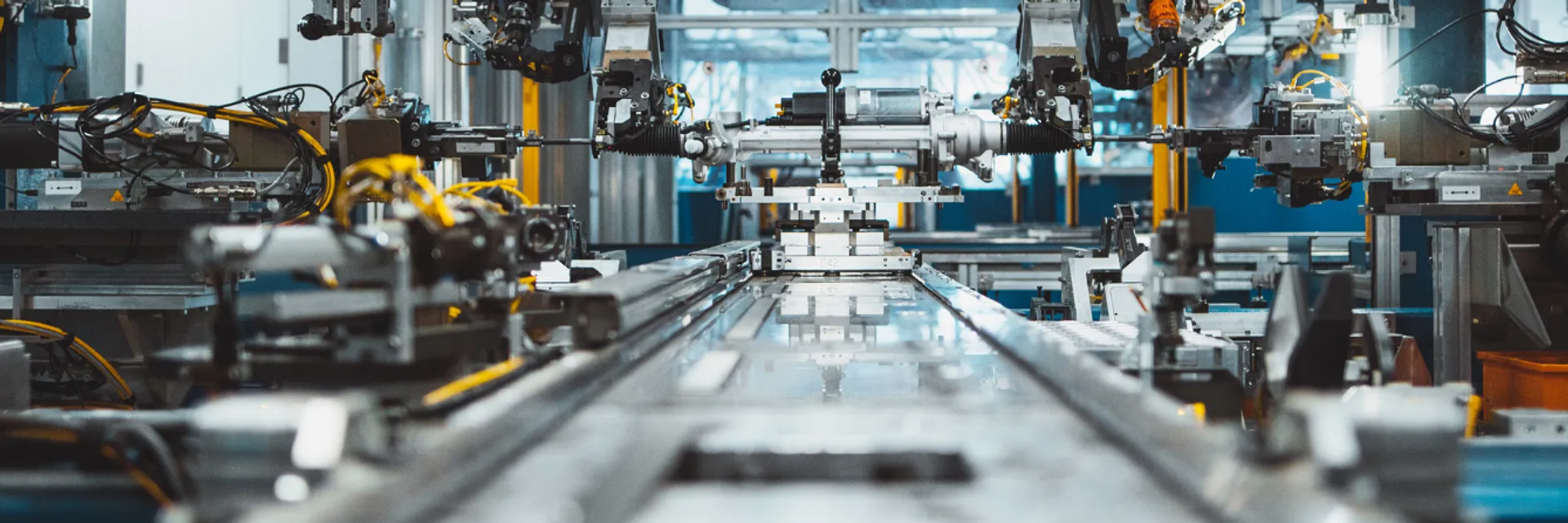 Produktion von Werkstücken auf einer Produktionsstraße 