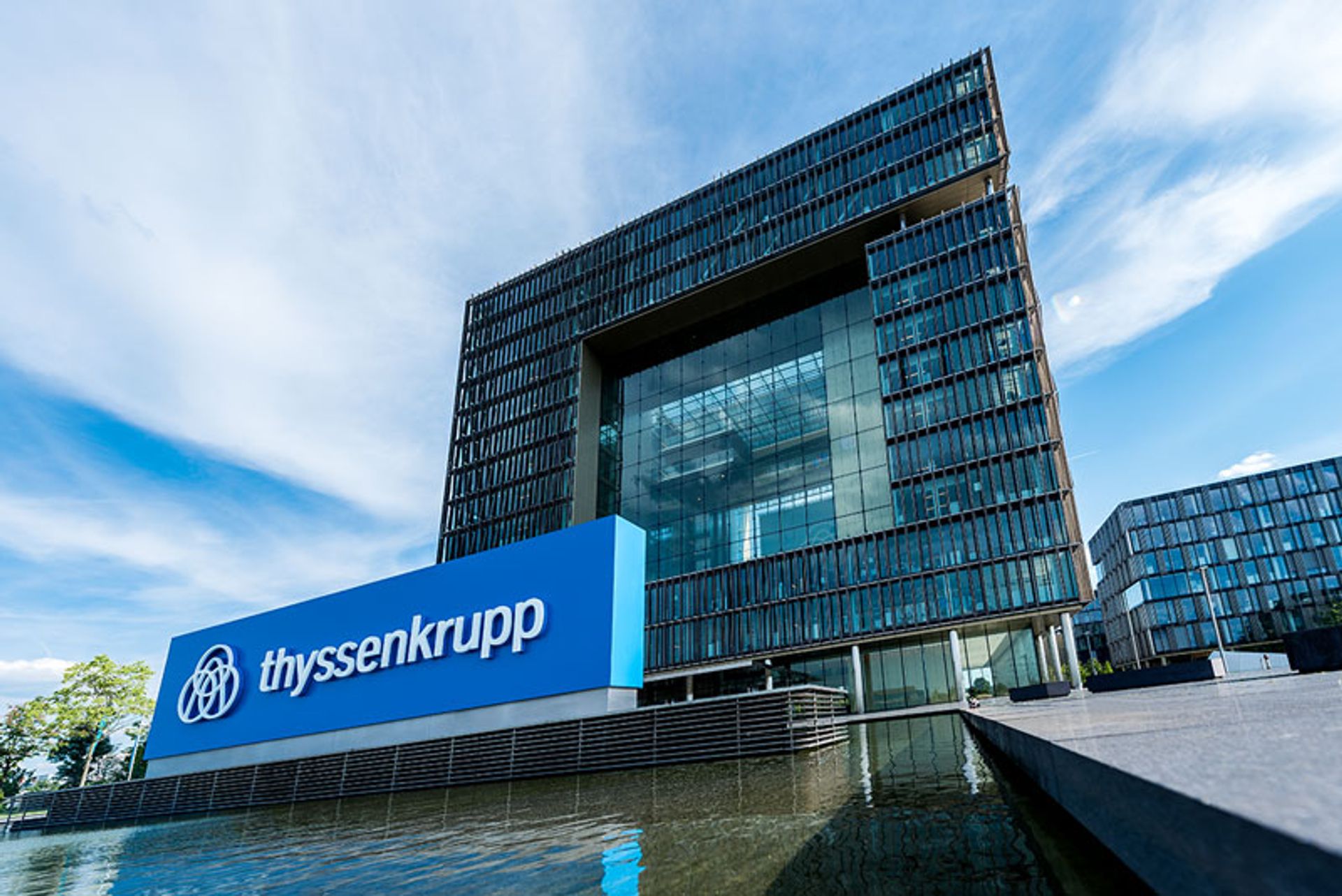 thyssenkrupp Konzernzentrale in Essen, Nordseite