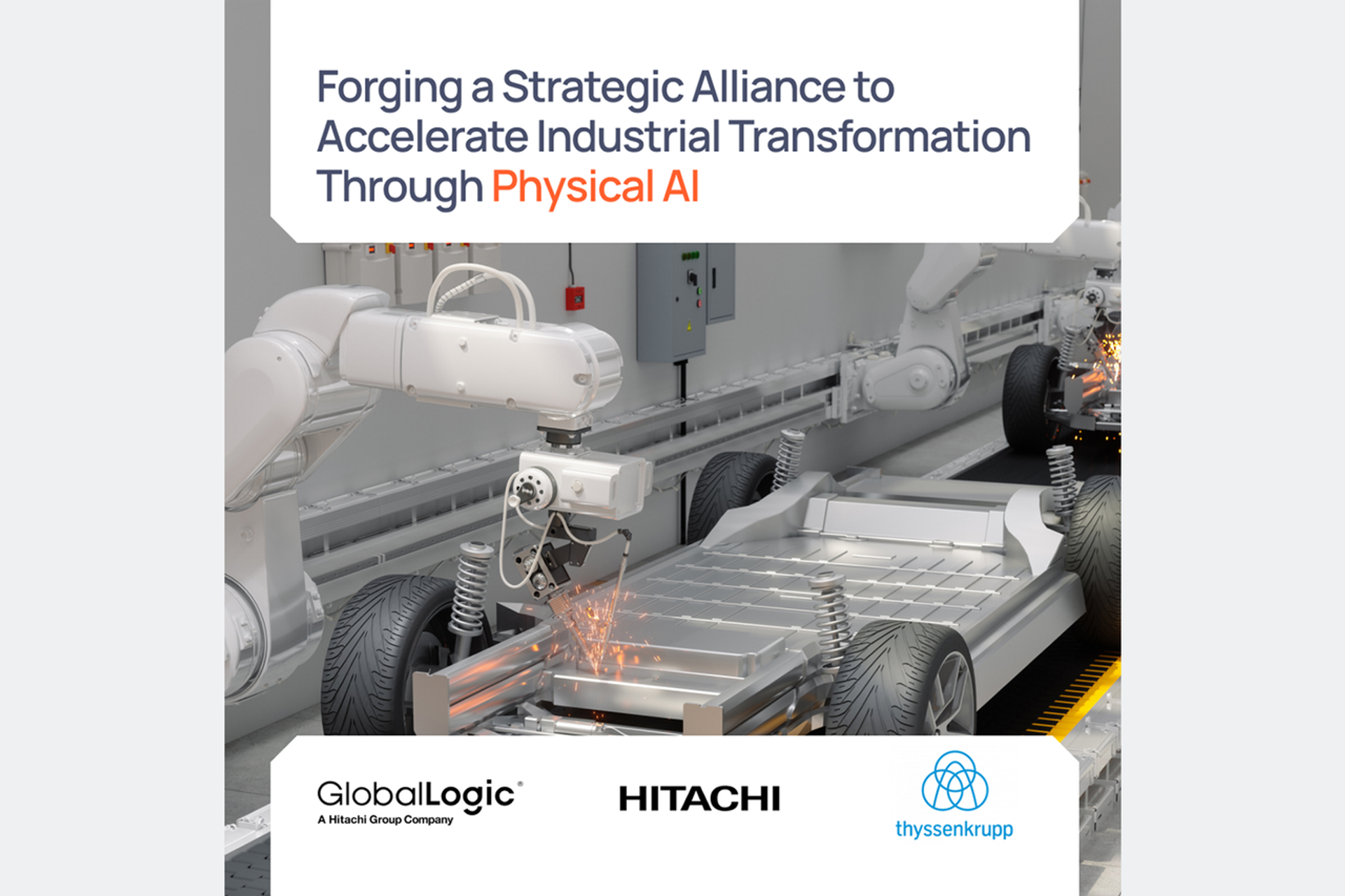 thyssenkrupp und GlobalLogic formen strategische Allianz und treiben mit physischer KI den industriellen Wandel voran