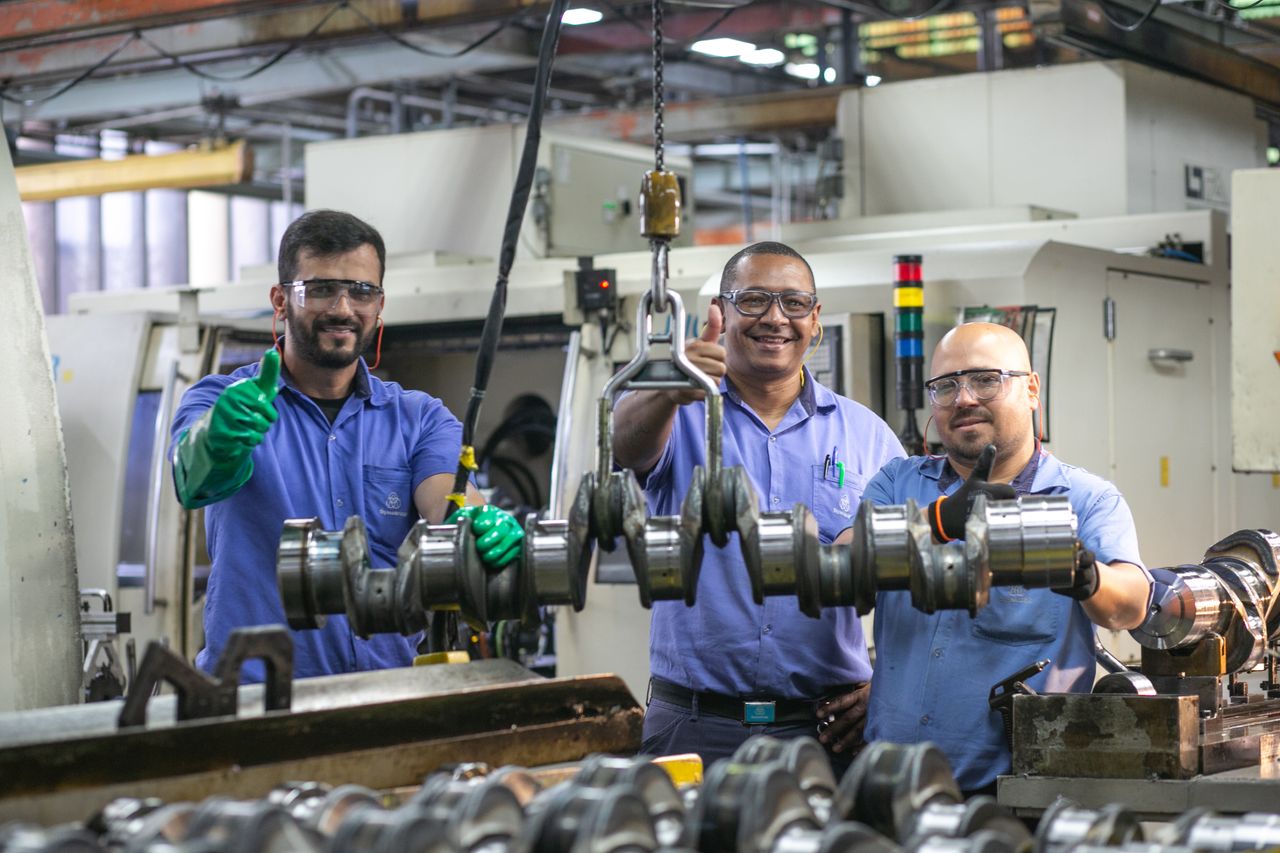 Employees in production
