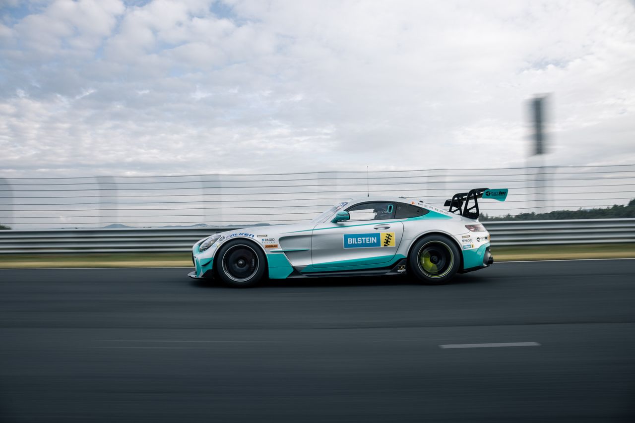 Mercedes AMG GT2 mit Bilsteindämpfern auf der Nordschleife