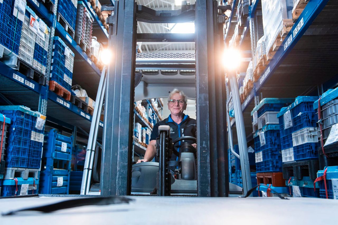 Mitarbeiter in der Produktion