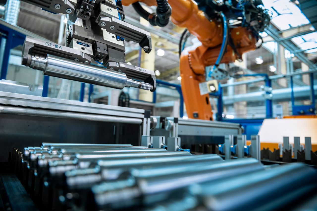 Production of rotorshafts at thyssenkrupp Automotive