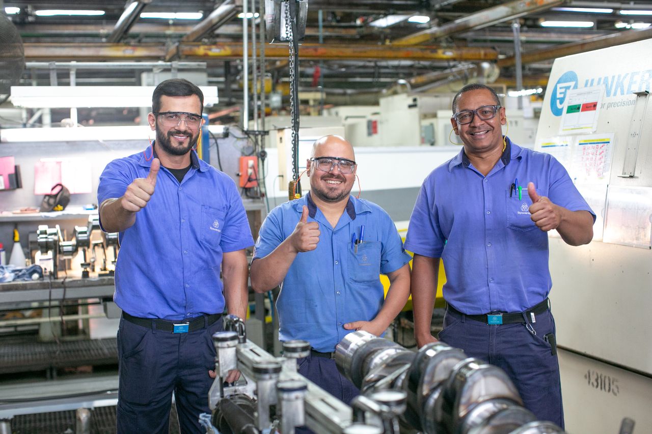 Employees in production