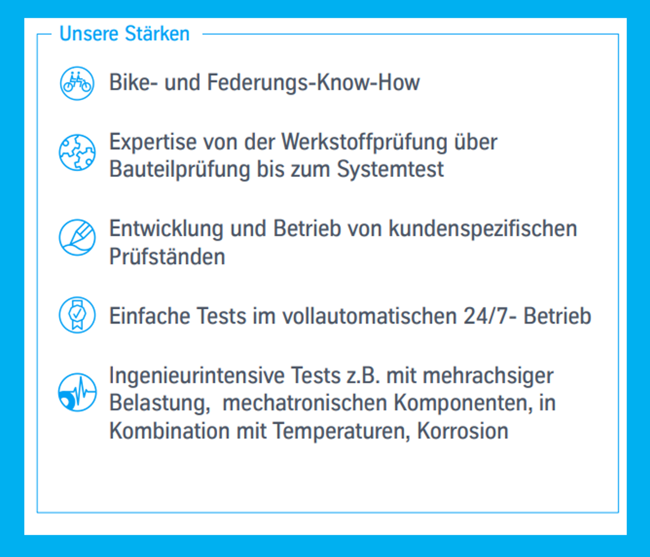 Bikeerprobung mit realen Lasten