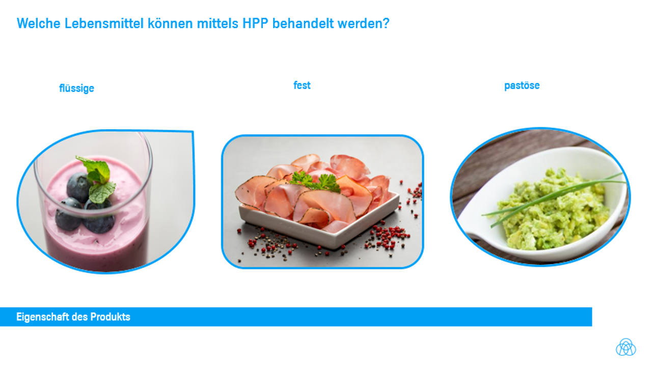 Welche Nahrungsmittel können mit HPP behandelt werden?