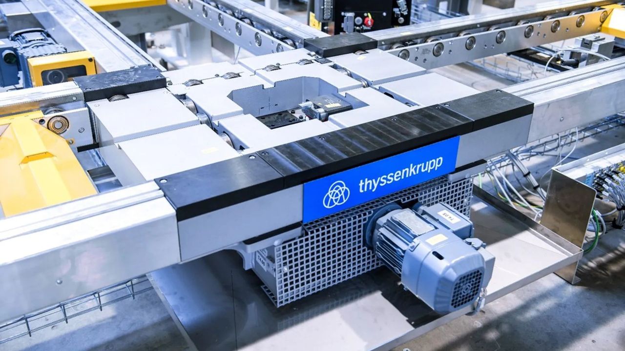 Friktion Rollenbahn Transportsystem für den Anlagenbau