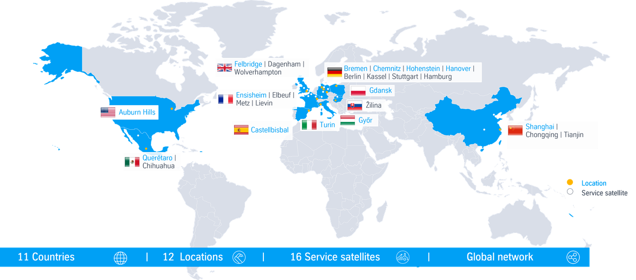 Locations of thyssenkrupp Automation Engineering