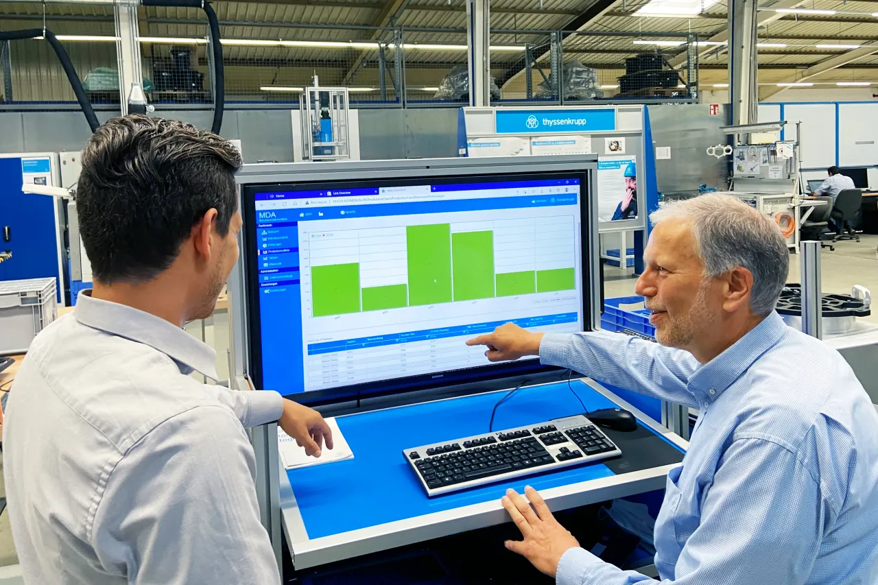 Schulung für das Advance Data Management System 