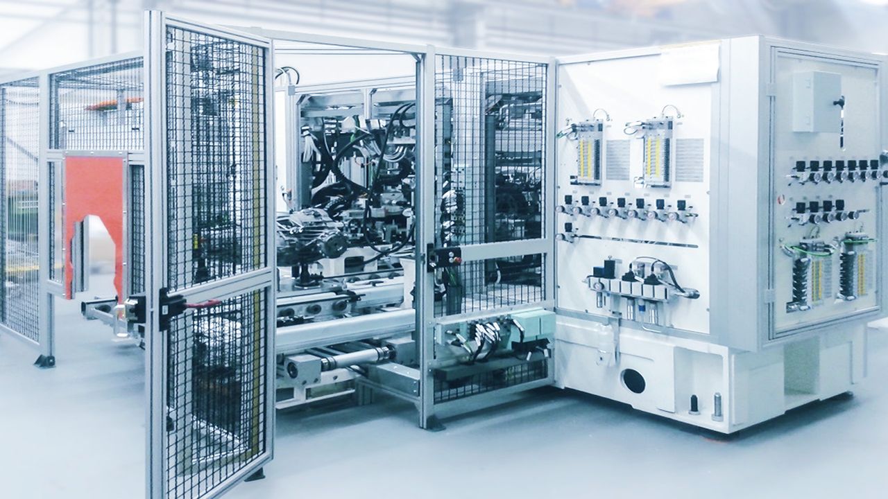 Teststation für Hypridgetriebe
