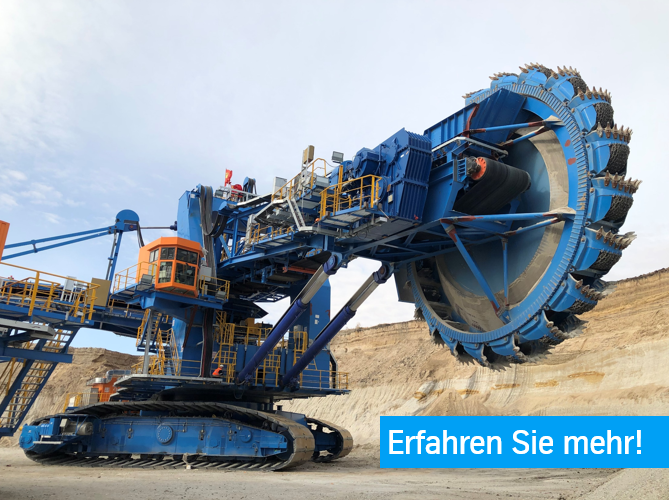 Bagger 288 einer der größten Bagger der Welt