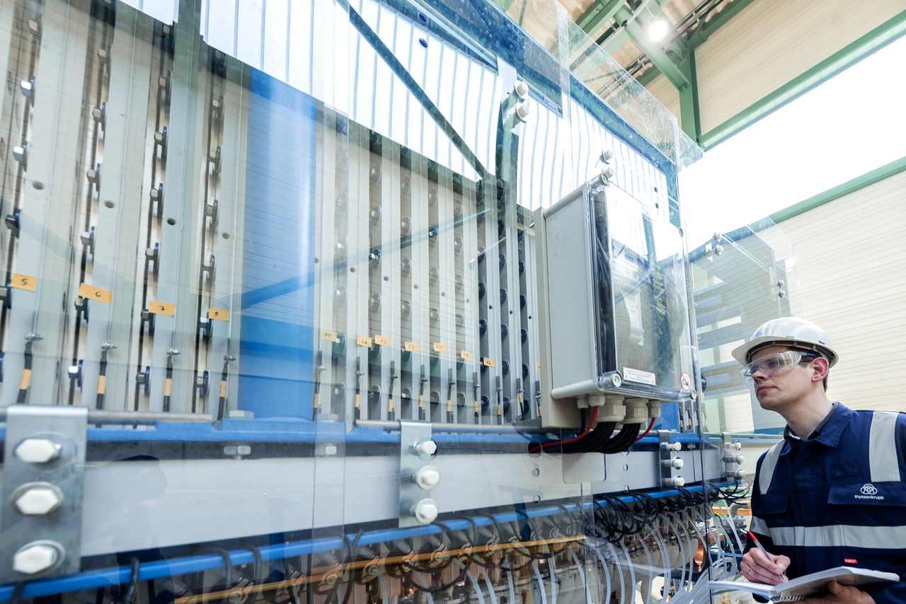 thyssenkrupp water electrolysis plants