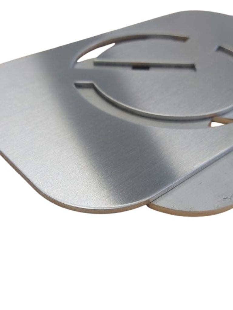 Ontbraamd lasergesneden stuk