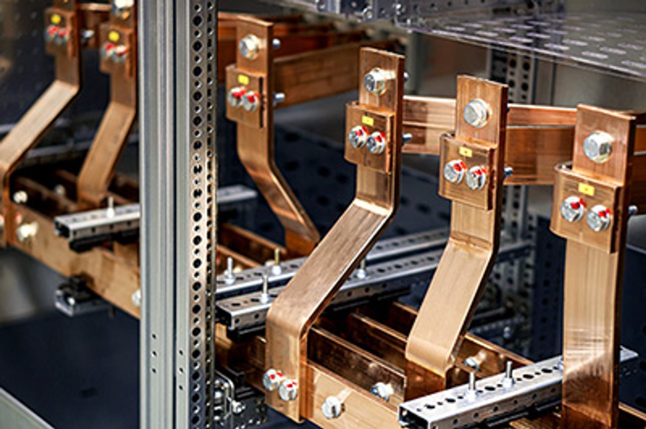 koperen busbars serverkasten