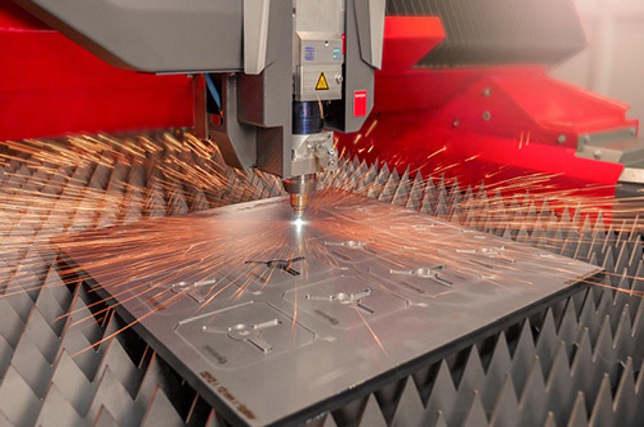 lasersnijden metalen plaat