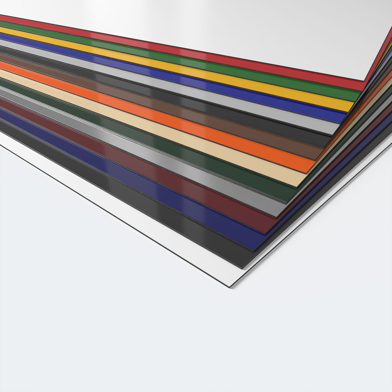 Alupanel® Plattenstapel 