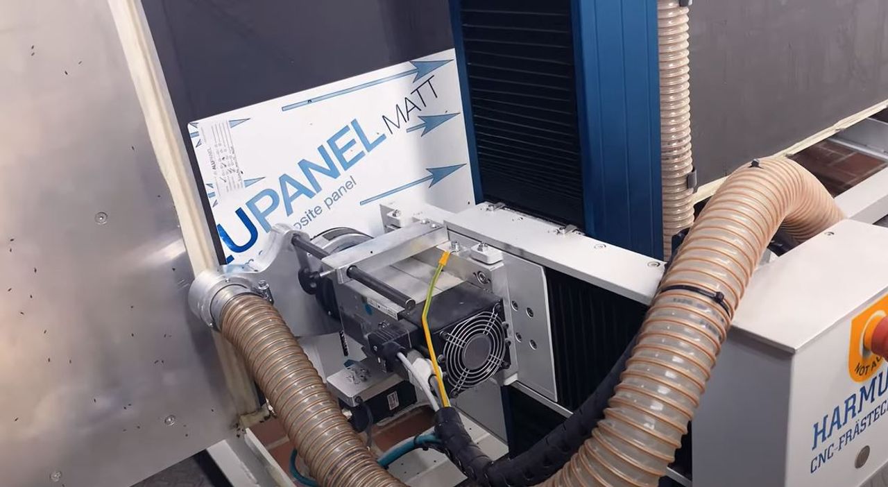 Verarbeitung von Alupanel