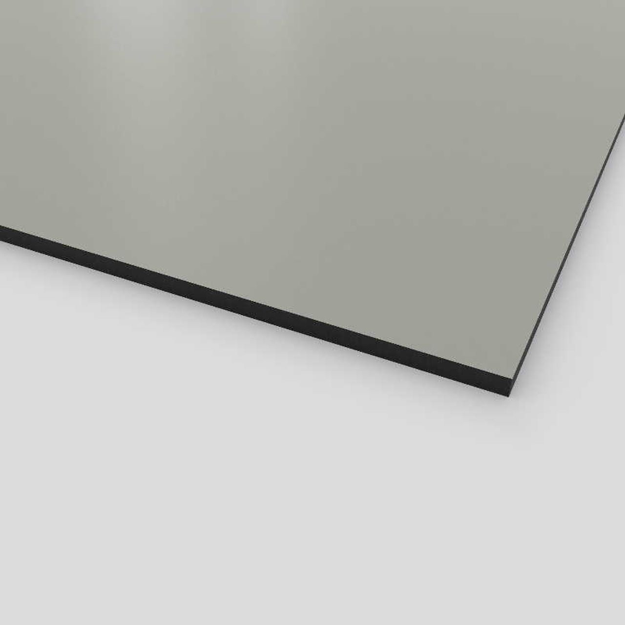 lyx HPL+ Platte in Aluminiumgrau