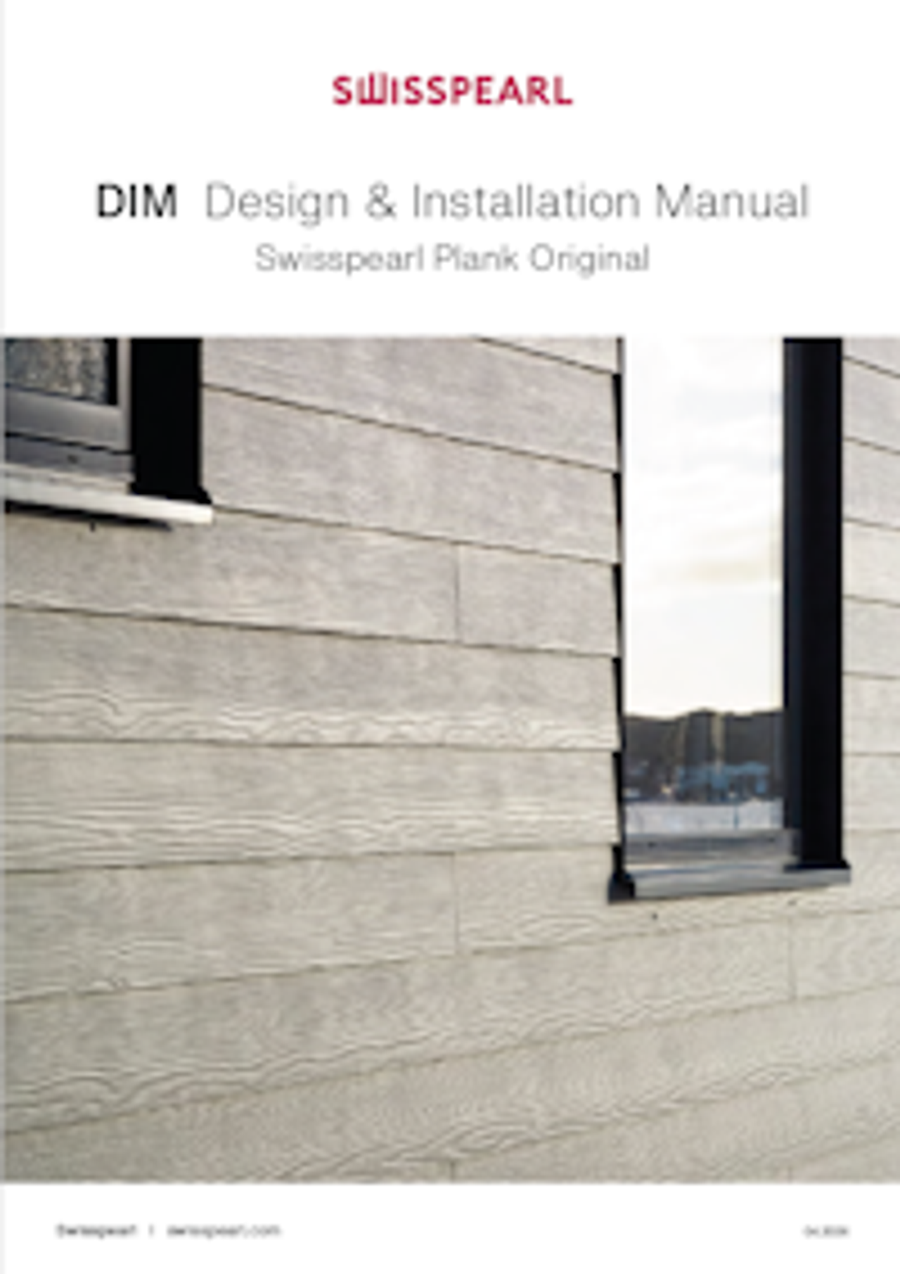Swisspearl® Plank Original Montageanleitung 