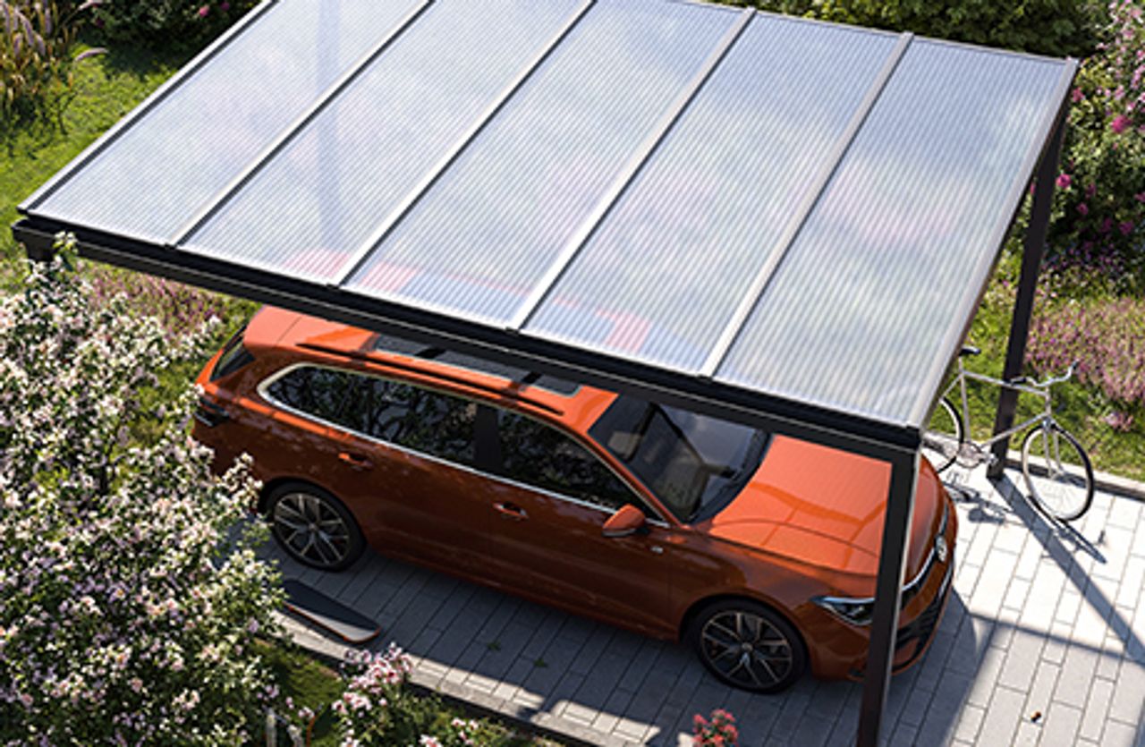 lyx® PMMA Stegplatten – Carport