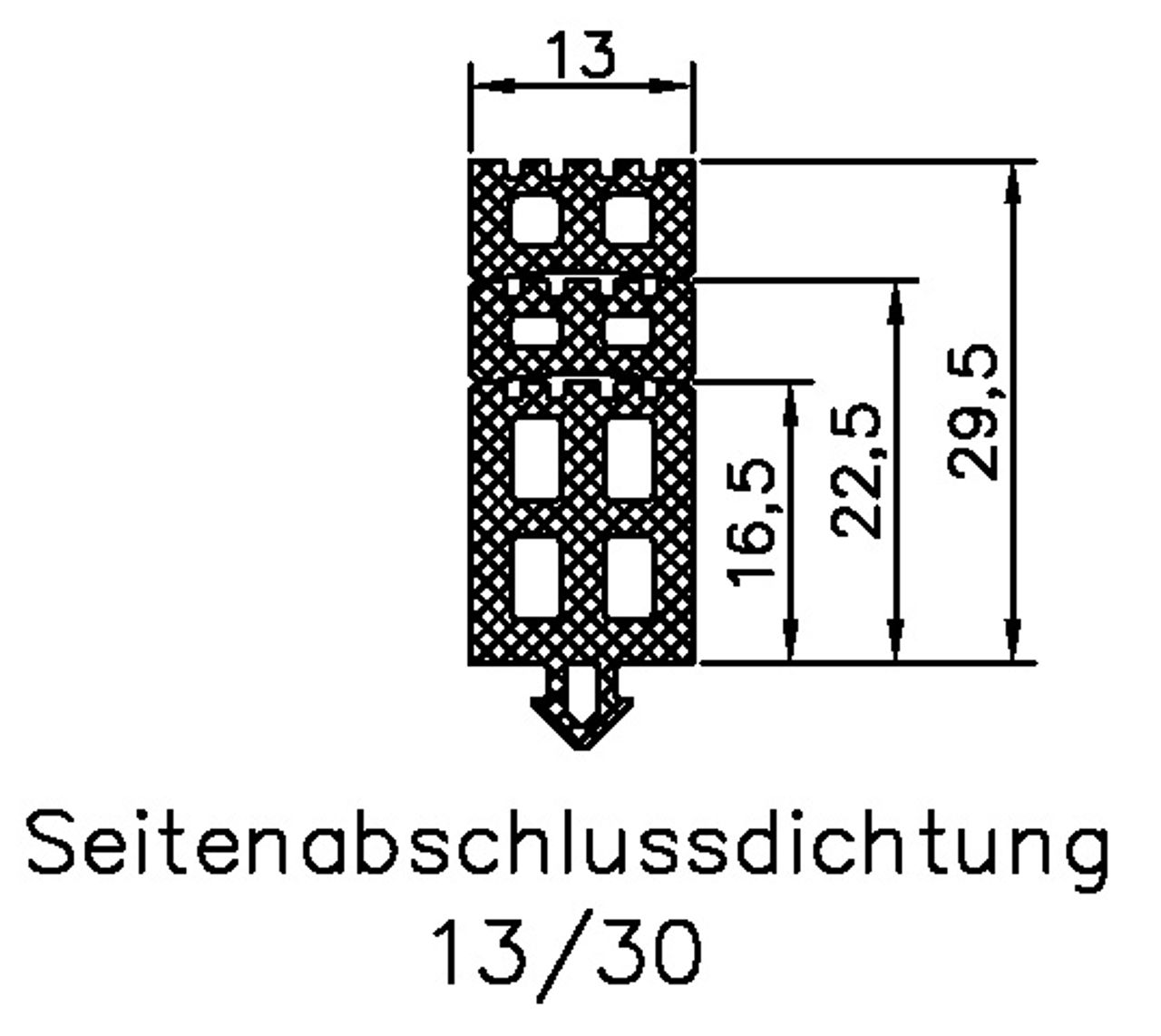 Auflageband 60 mm
