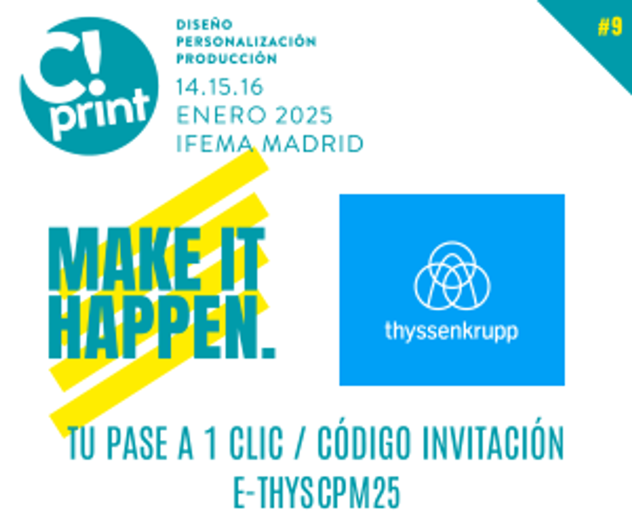 CÓDIGO INVITACIÓN  E-THYSCPM25