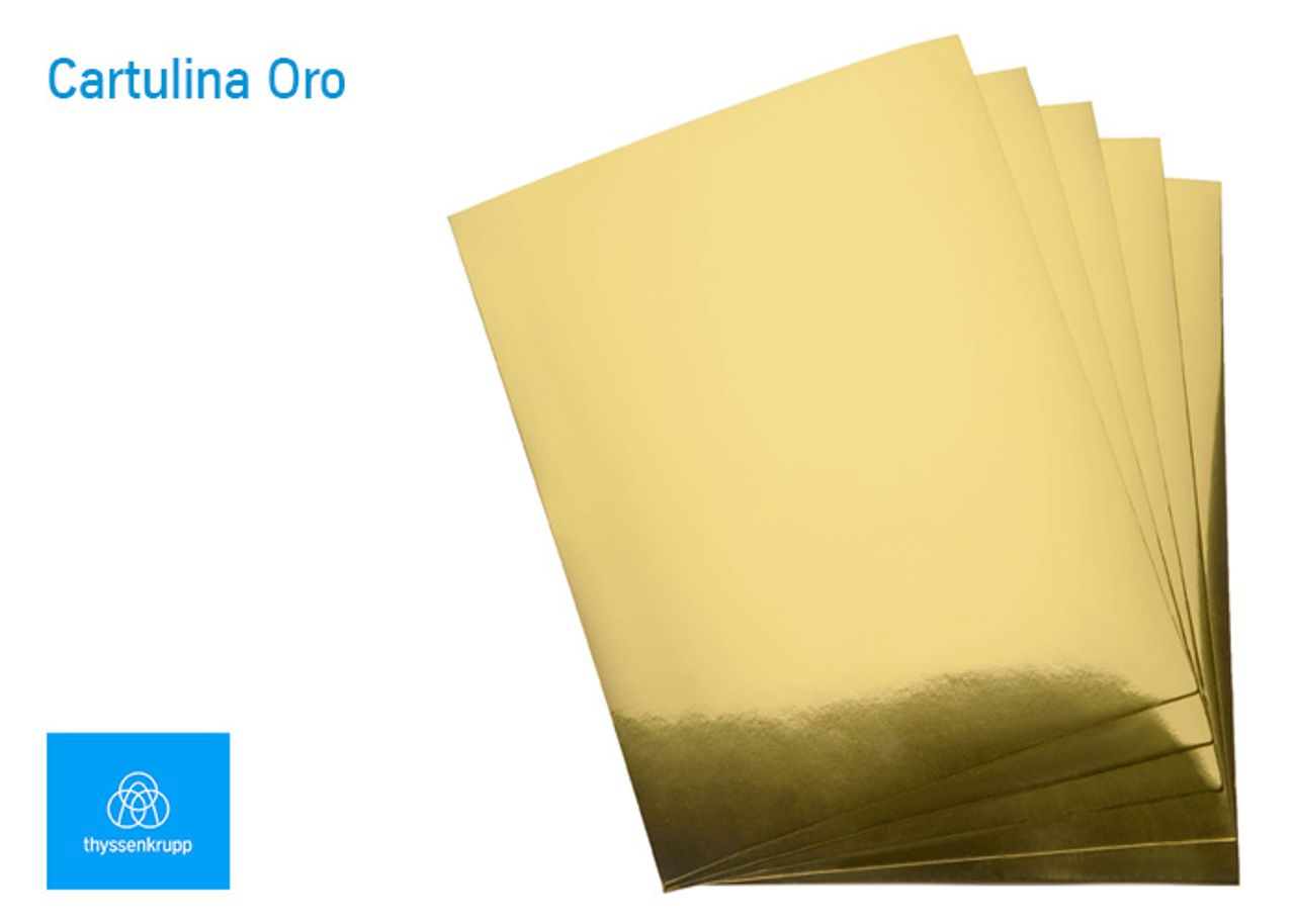 Cartulina oro para impresión digital toner