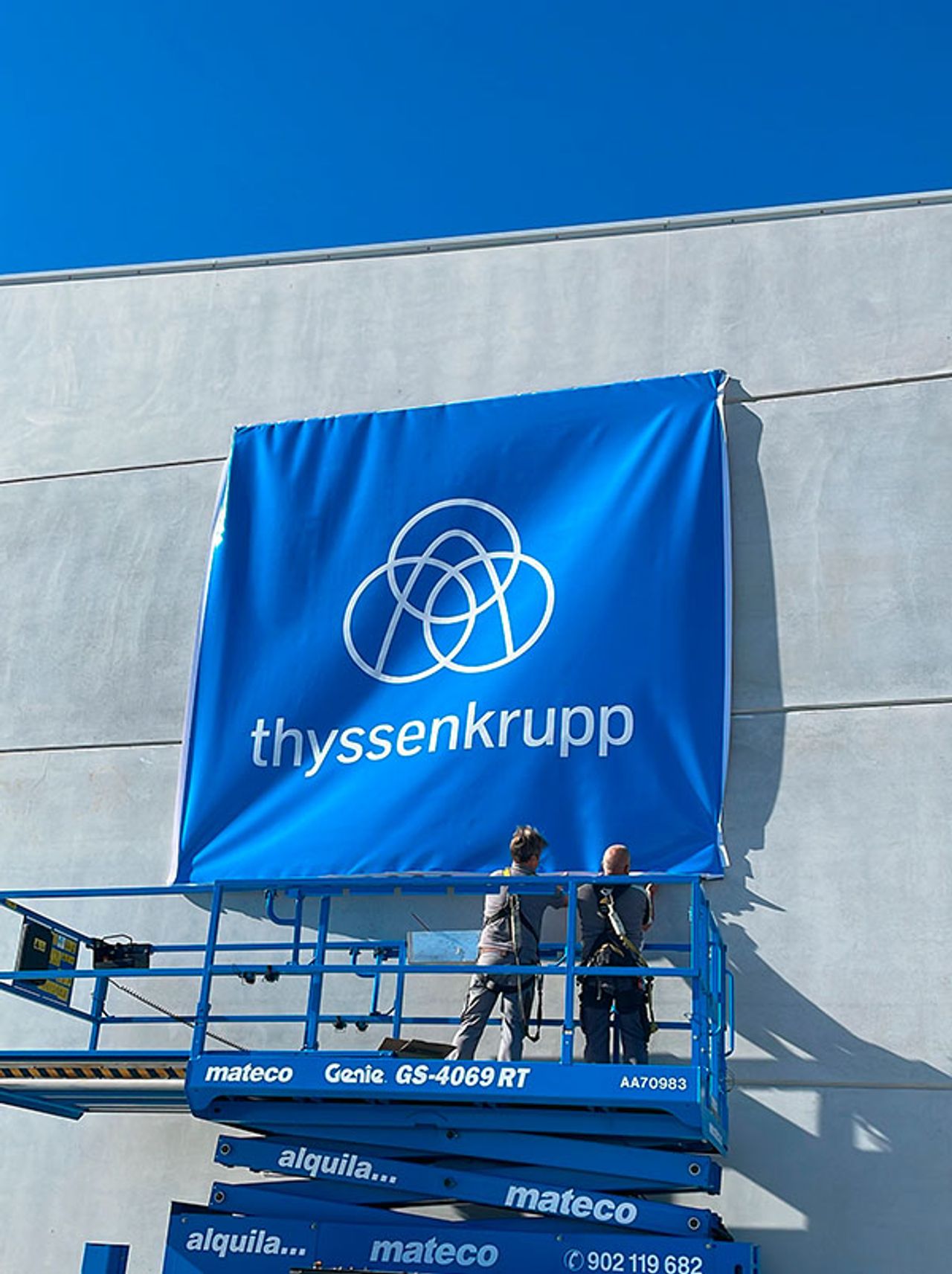 rótulo thyssenkrupp