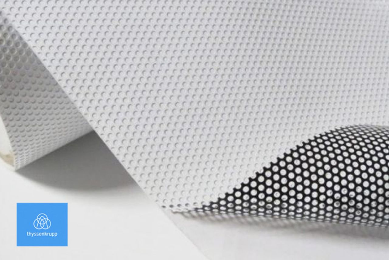 Vinilo microperforado blanco